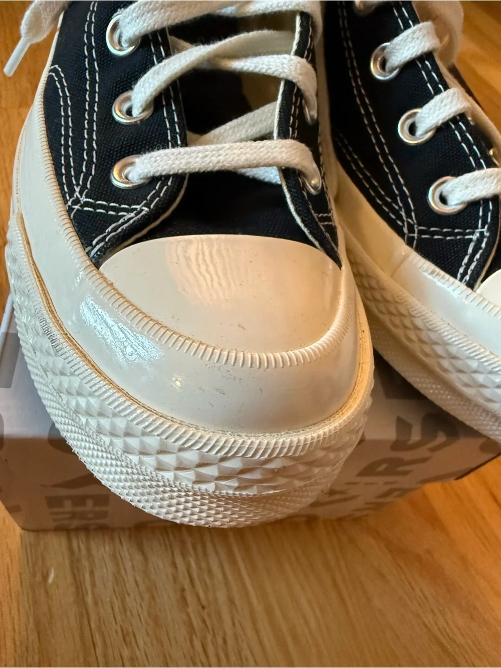 Converse Comme des Garçons Play Chuck Taylor high top sneakers
